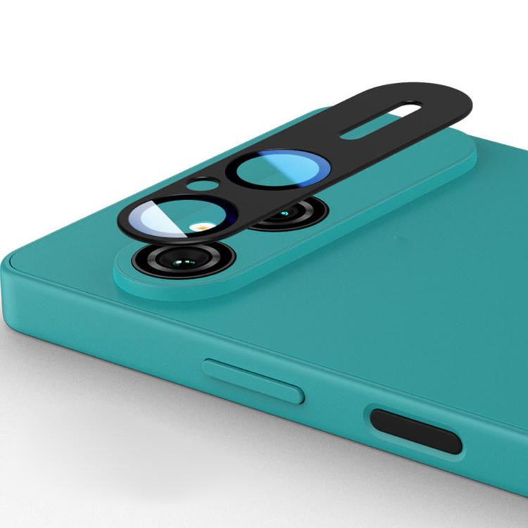 XDcase Frosted Armor Metal + Tempered Glass Camera Lens Film, For Sony Xperia 10 VIII, For Sony Xperia 10 VII