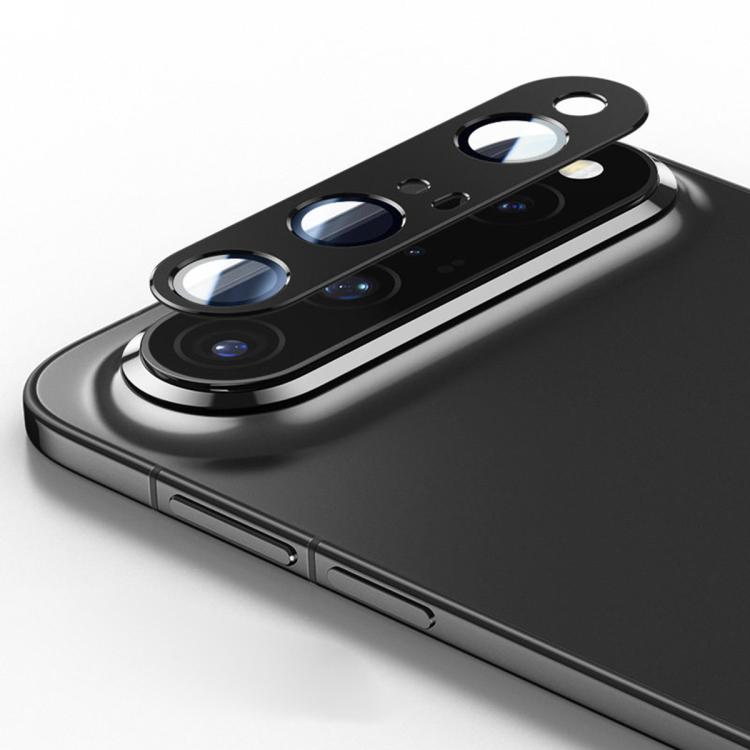 XDcase Frosted Armor Metal + Tempered Glass Camera Lens Film, For Huawei Pura X View