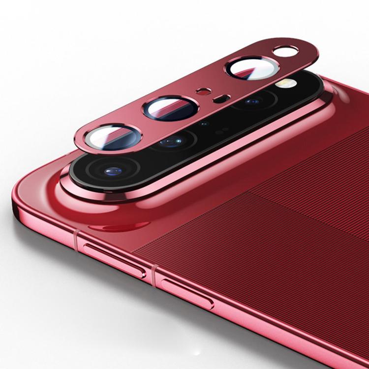 XDcase Frosted Armor Metal + Tempered Glass Camera Lens Film, For Huawei Pura X View