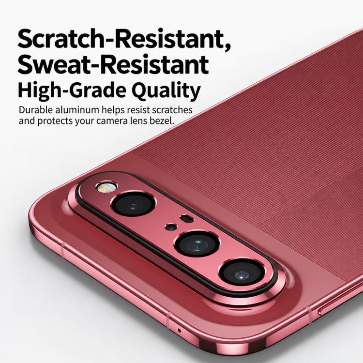 XDcase Frosted Armor Metal + Tempered Glass Camera Lens Film, For Huawei Pura X View