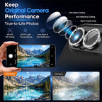 XDcase AF + AR Hawkeye Bling Camera Lens Protector, For iPhone Duo