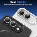 XDcase AF + AR Hawkeye Bling Camera Lens Protector, For iPhone Duo