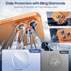 XDcase AF + AR Hawkeye Bling Camera Lens Protector, For iPhone 17 Pro Max, For iPhone 17 Pro