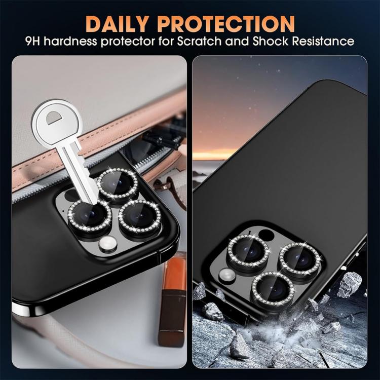 XDcase AF + AR Hawkeye Bling Camera Lens Protector, For iPhone 16 Pro Max, For iPhone 16 Pro