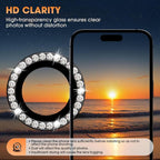 XDcase AF + AR Hawkeye Bling Camera Lens Protector, For iPhone 16 Pro Max, For iPhone 16 Pro