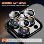 XDcase AF + AR Hawkeye Bling Camera Lens Protector, For iPhone 16 Pro Max, For iPhone 16 Pro