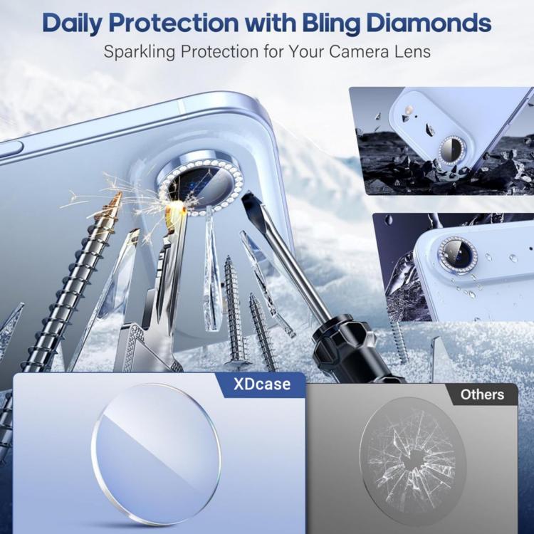 XDcase AF + AR Hawkeye Bling Camera Lens Protector, For iPhone Air