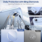 XDcase AF + AR Hawkeye Bling Camera Lens Protector, For iPhone Air