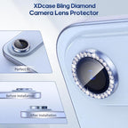 XDcase AF + AR Hawkeye Bling Camera Lens Protector, For iPhone Air