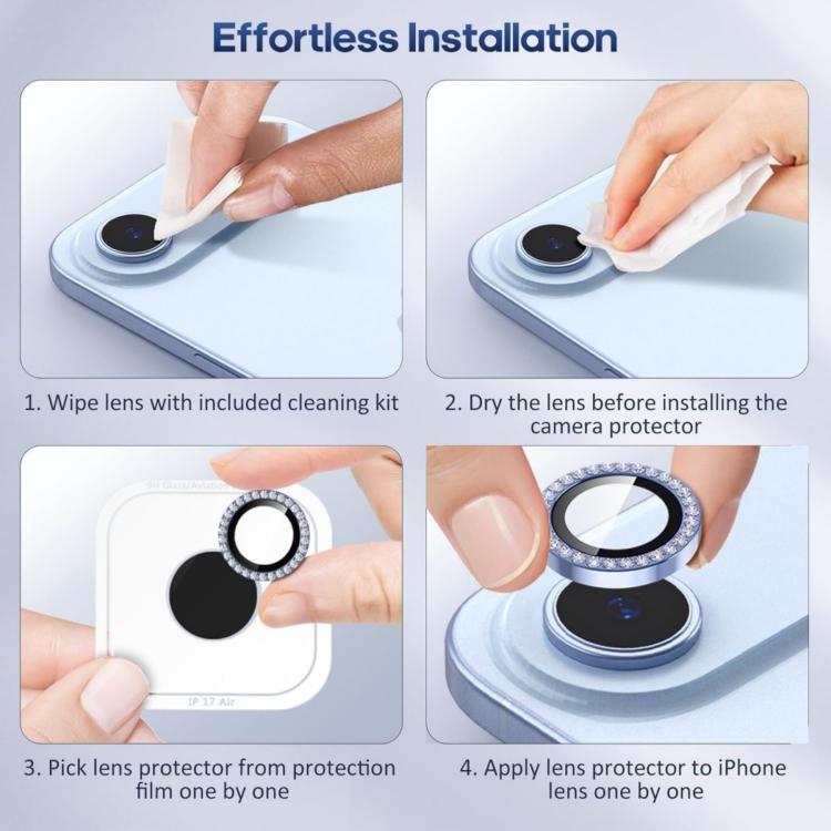 XDcase AF + AR Hawkeye Bling Camera Lens Protector, For iPhone Air