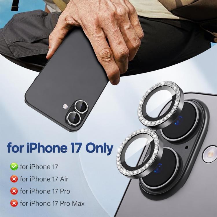 XDcase AF + AR Hawkeye Bling Camera Lens Protector, For iPhone 17