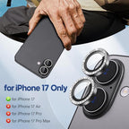 XDcase AF + AR Hawkeye Bling Camera Lens Protector, For iPhone 17