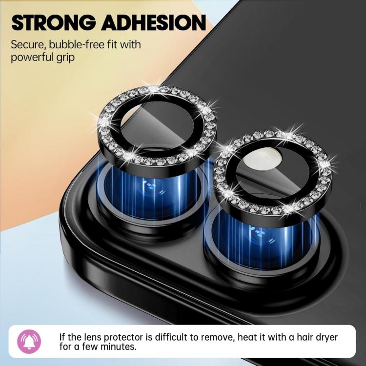 XDcase AF + AR Hawkeye Bling Camera Lens Protector, For iPhone 16 / 16 Plus