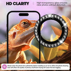 XDcase AF + AR Hawkeye Bling Camera Lens Protector, For iPhone 16 / 16 Plus