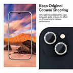XDcase AF + AR Hawkeye Bling Camera Lens Protector, For iPhone 14 Plus, For iPhone 14
