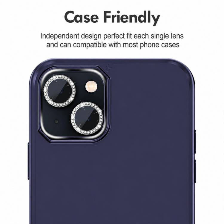 XDcase AF + AR Hawkeye Bling Camera Lens Protector, For iPhone 14 Plus, For iPhone 14
