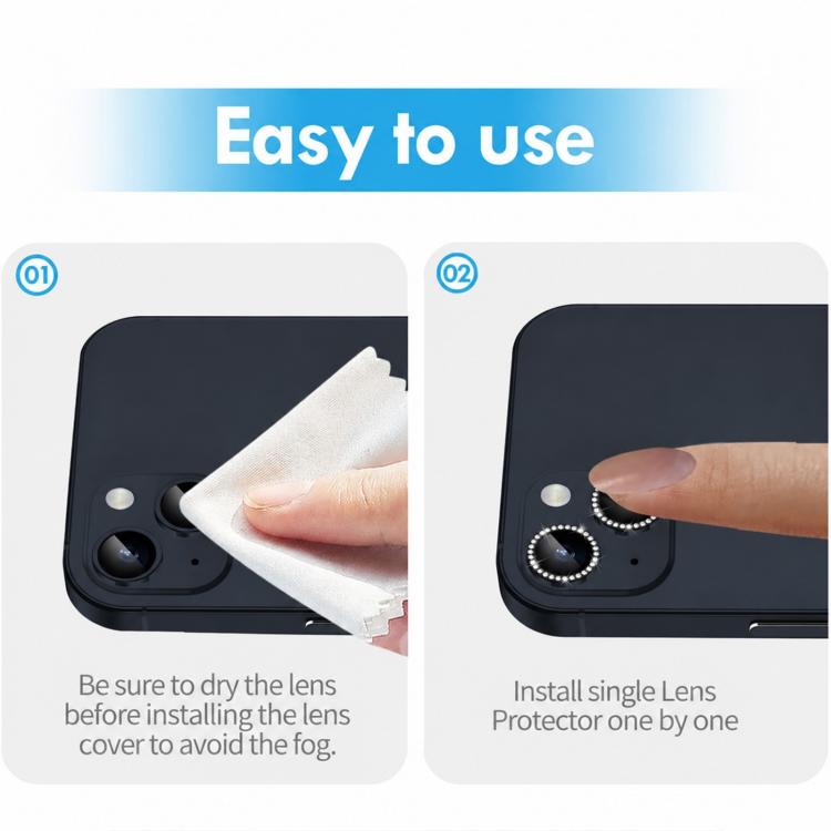 XDcase AF + AR Hawkeye Bling Camera Lens Protector, For iPhone 14 Plus, For iPhone 14