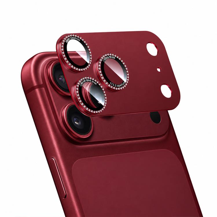 XDcase Bling Frosted Armor Metal + Tempered Glass Camera Lens Protector, For iPhone 18 Pro, For iPhone 18 Pro Max