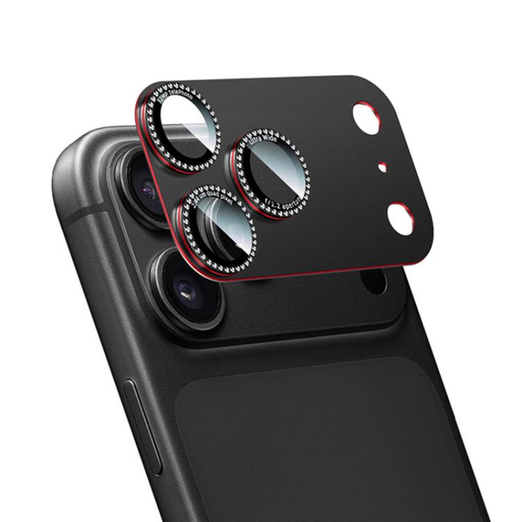 XDcase Bling Frosted Armor Metal + Tempered Glass Camera Lens Protector, For iPhone 18 Pro, For iPhone 18 Pro Max
