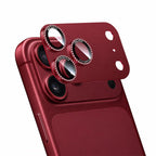 XDcase Bling Frosted Armor Metal + Tempered Glass Camera Lens Protector, For iPhone 18 Pro, For iPhone 18 Pro Max