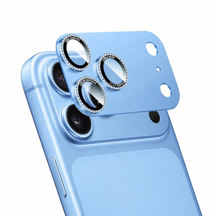 XDcase Bling Frosted Armor Metal + Tempered Glass Camera Lens Protector, For iPhone 18 Pro, For iPhone 18 Pro Max