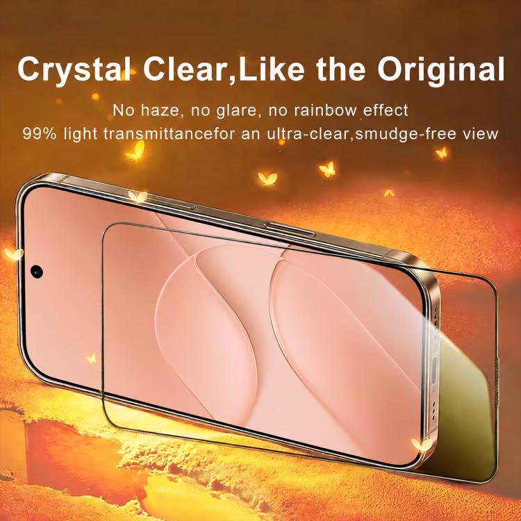 XDcase 2 PCS/Pack Silk-Printed HD Tempered Glass Film Support Fingerprint Unlock, For OPPO Find X10 Pro Max