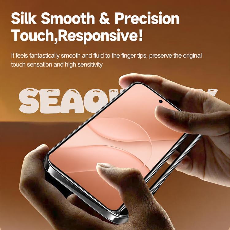 XDcase 2 PCS/Pack Silk-Printed HD Tempered Glass Film Support Fingerprint Unlock, For OPPO Find X10 Pro Max