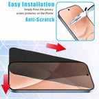 XDcase 2 PCS/Pack Silk-Printed Anti-Spy Tempered Glass Screen Protector Support Fingerprint Unlock, For OPPO Find X10 Pro Max