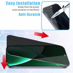 XDcase 2 PCS/Pack Silk-Printed Anti-Spy Tempered Glass Screen Protector Support Fingerprint Unlock, For Xiaomi 18 Pro Max 5G, For Xiaomi 18 Pro 5G