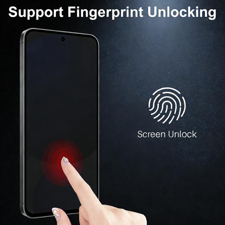 XDcase 2 PCS/Pack Silk-Printed Anti-Spy Tempered Glass Screen Protector Support Fingerprint Unlock, For Xiaomi 18 Pro Max 5G, For Xiaomi 18 Pro 5G