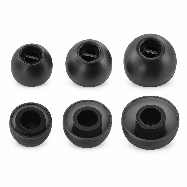 XDcase 3 Pairs Replacement Silicone Ear Tips Kit, S/M/L Size, Cleaning Brush Color Random, For Bowers & Wilkins Pi8 / Pi7 S2