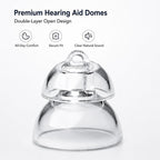 XDcase 10 Pairs Silicone MiniFit Power Domes Kit with Cleaning Tools & Carry Case, S Size, S Size MiniFit