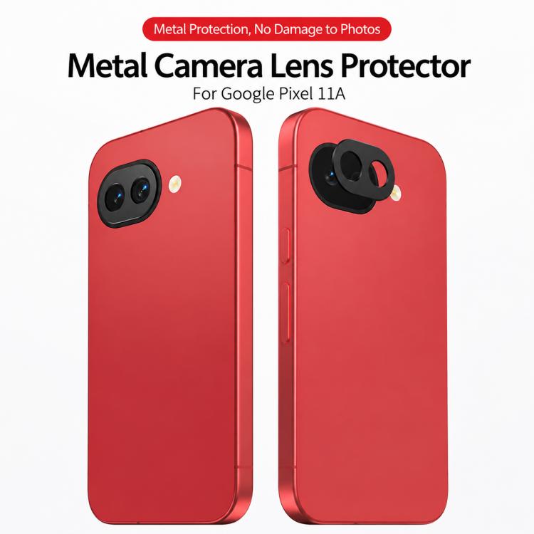 XDcase Aluminum Alloy Hollow Camera Lens Protector, For Google Pixel 11a