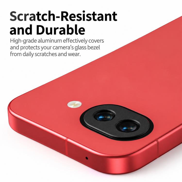 XDcase Aluminum Alloy Hollow Camera Lens Protector, For Google Pixel 11a