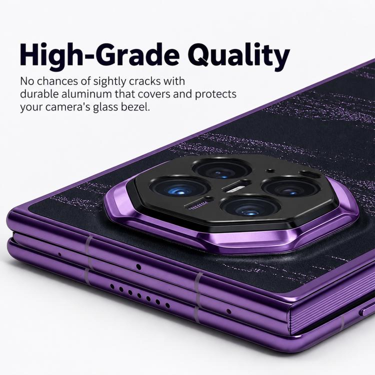 XDcase Aluminum Alloy Hollow Camera Lens Protector, For Huawei Mate XT 2 Ultimate