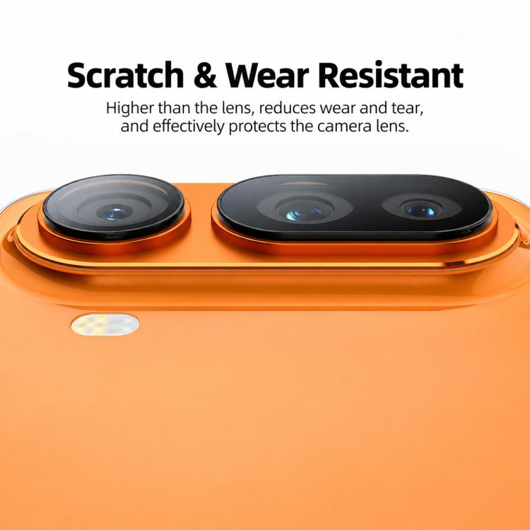 XDcase Dual-color Stepped Integrated Metal + Tempered Glass Lens Protector, For Honor Magic8 Pro Air 5G