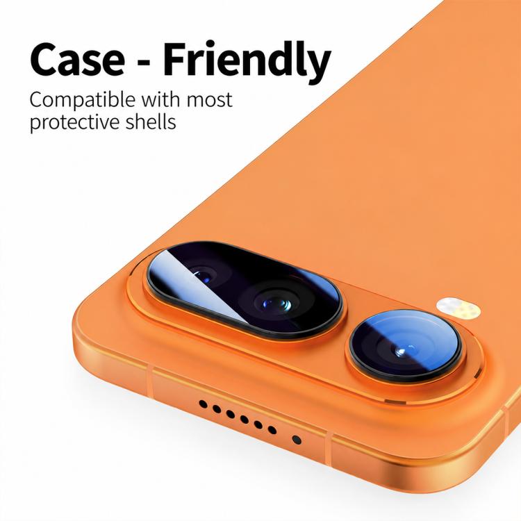 XDcase Dual-color Stepped Integrated Metal + Tempered Glass Lens Protector, For Honor Magic8 Pro Air 5G