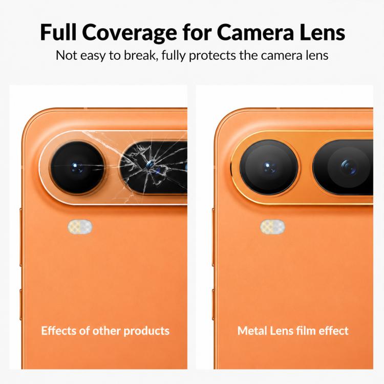 XDcase Dual-color Stepped Integrated Metal + Tempered Glass Lens Protector, For Honor Magic8 Pro Air 5G