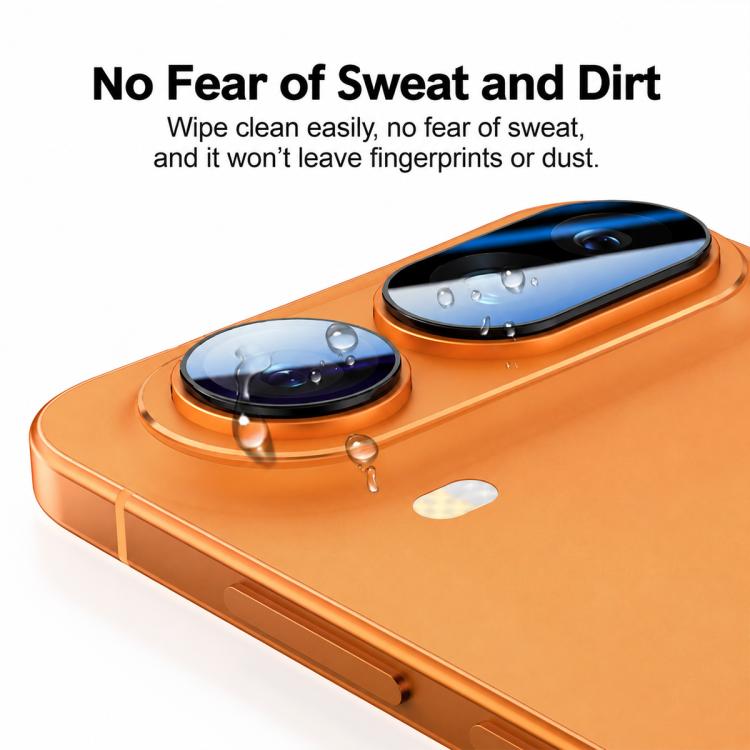 XDcase Dual-color Stepped Integrated Metal + Tempered Glass Lens Protector, For Honor Magic8 Pro Air 5G