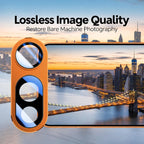 XDcase Dual-color Stepped Integrated Metal + Tempered Glass Lens Protector, For Honor Magic8 Pro Air 5G