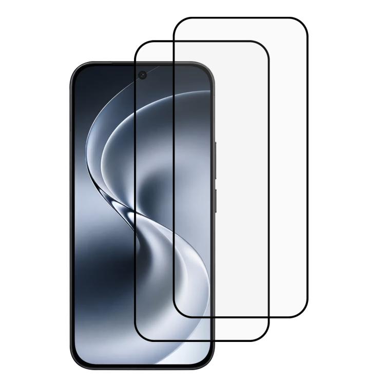 XDcase 2 PCS/Pack Silk-Printed HD Tempered Glass Film, For vivo V80 5G, For vivo V80 Lite 5G Global