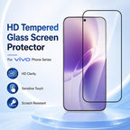 XDcase 2 PCS/Pack Silk-Printed HD Tempered Glass Film, For vivo V80 5G, For vivo V80 Lite 5G Global