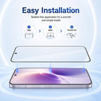 XDcase 2 PCS/Pack Silk-Printed HD Tempered Glass Film, For vivo V80 5G, For vivo V80 Lite 5G Global