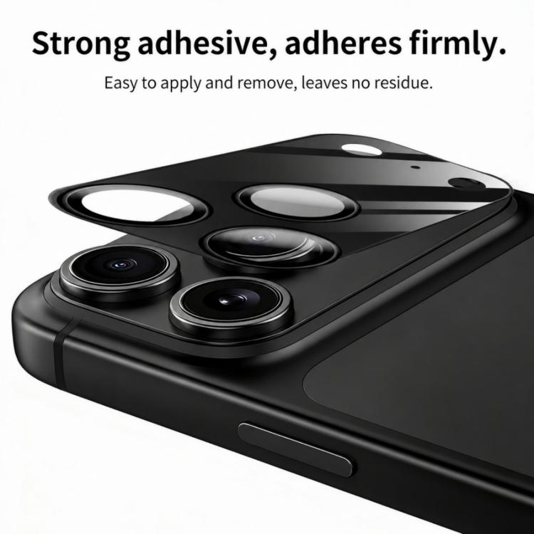 XDcase 2 PCS/Pack Integrated Translucent Frosted Acrylic Camera Lens Protector, For iPhone 18 Pro, For iPhone 18 Pro Max