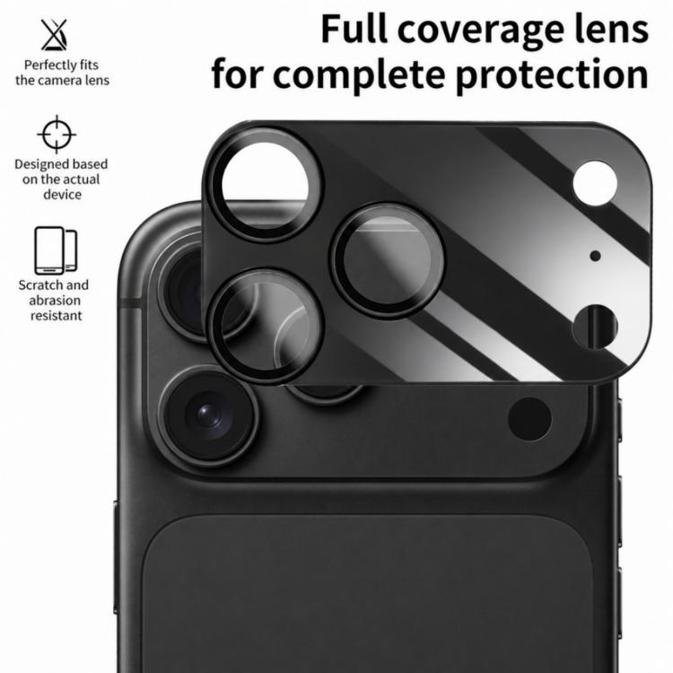 XDcase 2 PCS/Pack Integrated Translucent Frosted Acrylic Camera Lens Protector, For iPhone 18 Pro, For iPhone 18 Pro Max