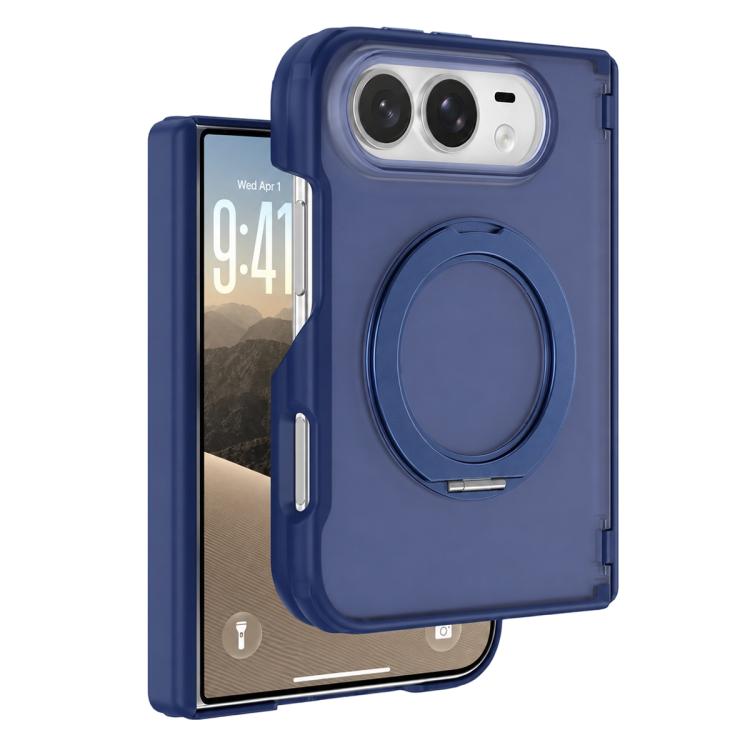XDcase Frosted Rotating Holder Magnetic Phone Case with Hinge Guard, For iPhone Duo