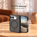 XDcase Frosted Magnetic Phone Case with Hinge Guard, For iPhone Duo