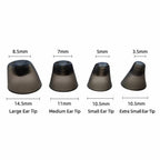 XDcase 10 PCS/Pack Silicone Vented Hearing Aid Sleeves Kit Compatible with Signia 3.0 Receivers, XS, S, M, L