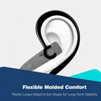 XDcase 6 PCS/Pack Universal Clip-on Bluetooth Headset Ear Hook Replacement, Cleaning Brush Color Random