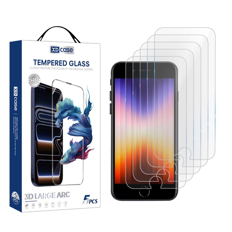 XDcase 5 PCS/Pack High Alumina Tempered Glass Screen Protector, For iPhone Duo Outer Screen, For iPhone 18 Pro / 17 Pro, For iPhone 18 Pro Max/17Pro Max, For iPhone 17e/16e/14/13/13 Pro, For iPhone 17 / 16 Pro, For iPhone Air, For iPhone 16 Pro Max    ...